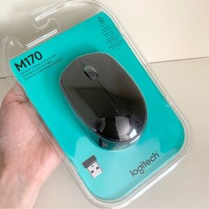 Wireless Logitech Mouse m170 black